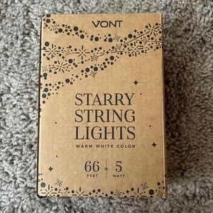 Starry String Lights 66 Feet (200 lights) NEW